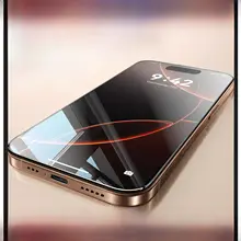 全画面対応のiPhone用強化ガラスフィルム【指紋防止・衝撃吸収・プライバシー保護】