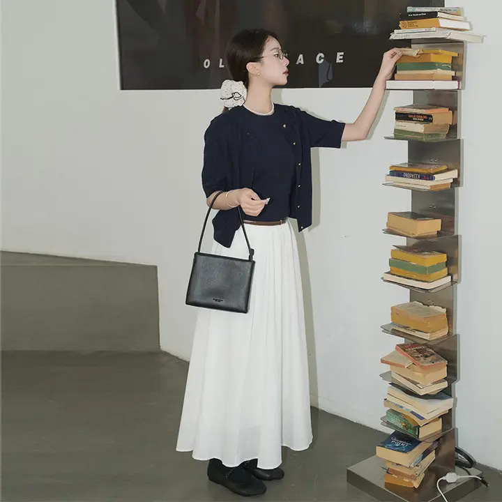 ニットベストカーディガン【レディース・小柄向け・秋用】（セットアップ対応）