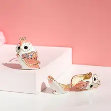 ミニクラウンフクロウのジュエリーボックス【おしゃれなインテリア・化粧台用】