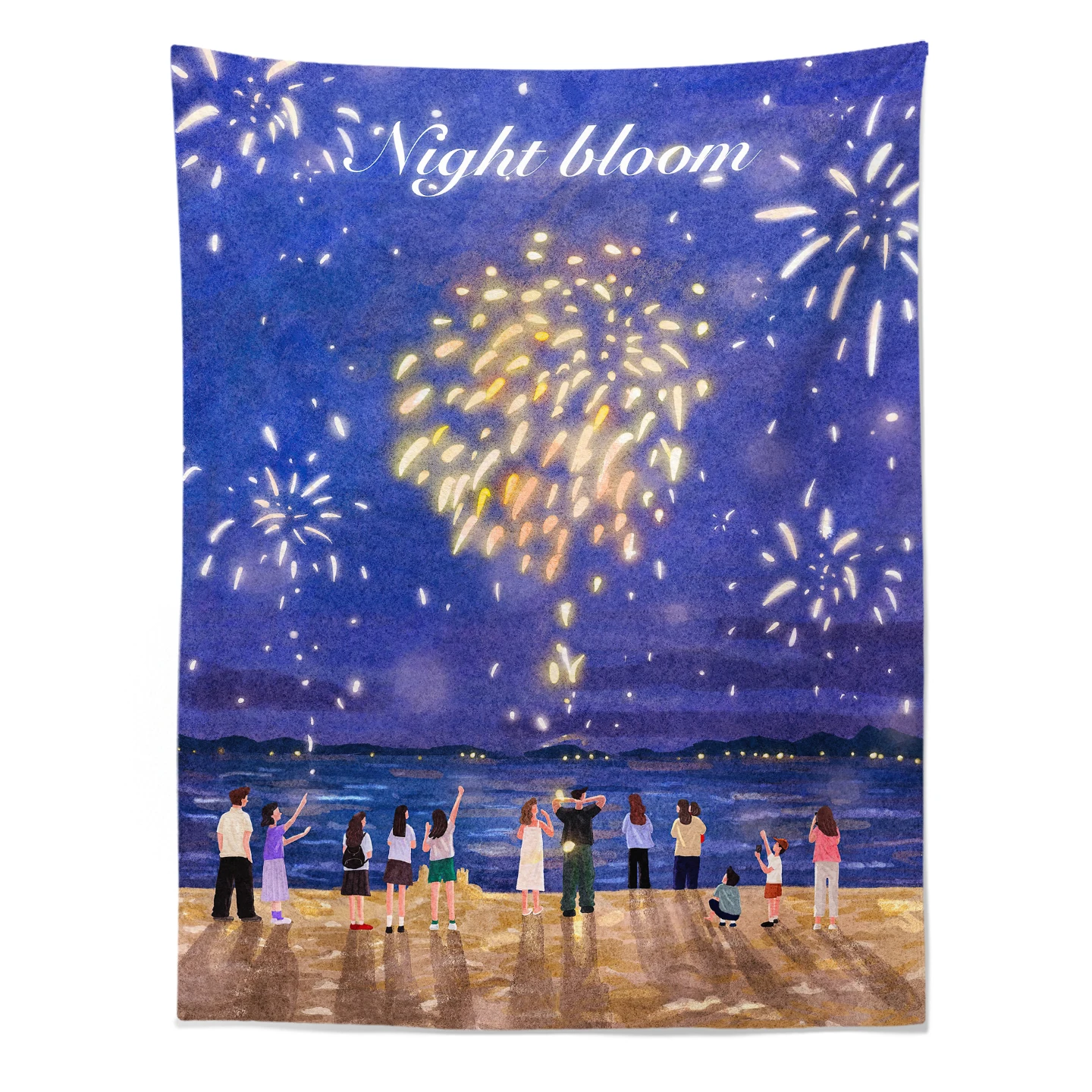 誕生日にタペストリーを贈るなら、七夕の花火が描かれた背景布がベスト？