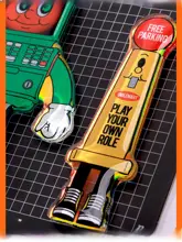 カラフルなアクリル製マグネット【キャラクター・レーザー加工】