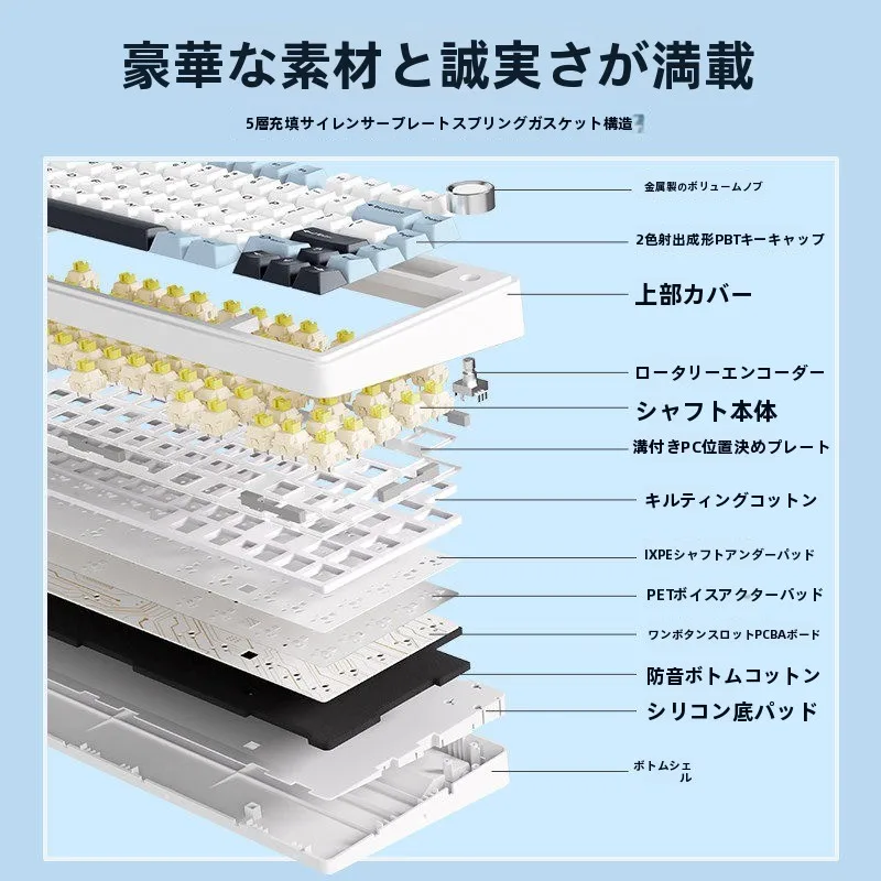 Bluetoothキーボードを選ぶときに迷うなら、この3モードワイヤレス機械式キーボードがおすすめ！
