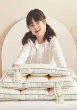抗菌大豆繊維使用の低め枕【全棉・子供用・大人兼用・幼稚園向け】