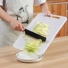 厚型プラスチック製カッティングボード【食品安全PP素材・シリコン付き】