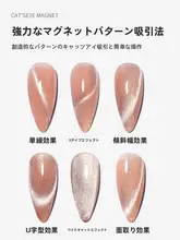 ネイル 磁石ペン 多機能 磁石ツール ダブルヘッド 強化デザイン