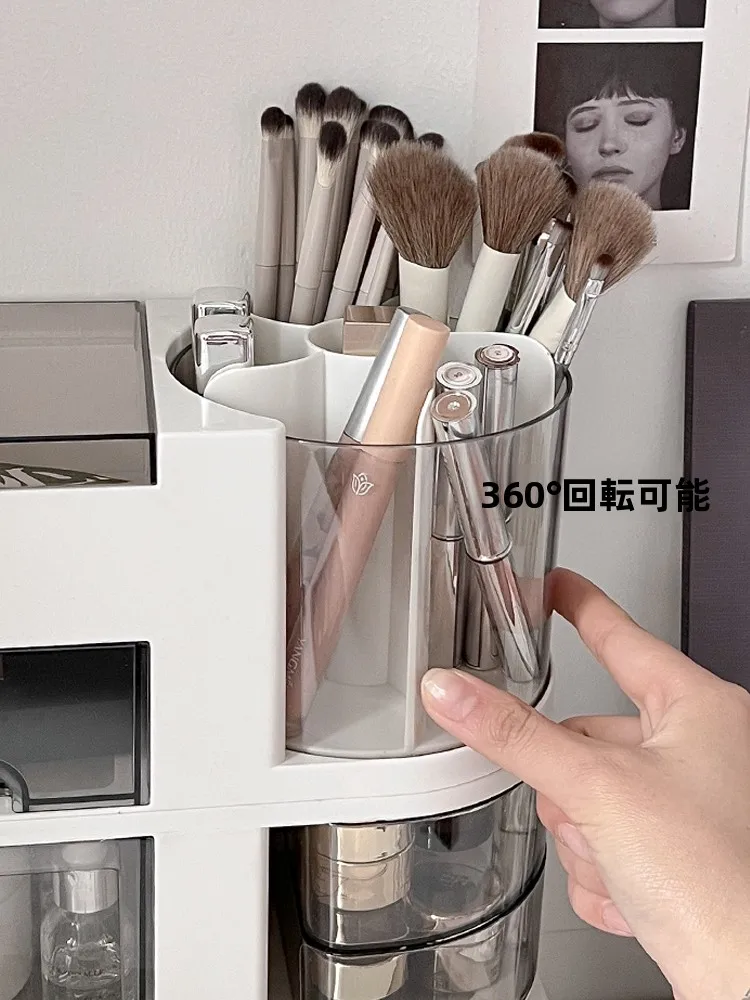 多機能デスク用文具収納ボックス：引き出し仕切り付きで効率的な机上整理を実現