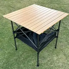 超軽量アルミ合金製折りたたみテーブル【アウトドア・キャンプ・ BBQ・自家用】（セットアップ対応）