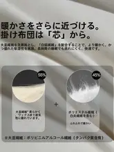 STARZHOME 抑菌大豆繊維使用の春秋用軽量敷布団【家庭用・四季対応】