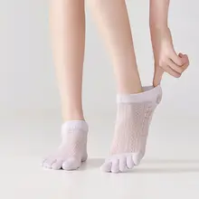 足指ソックス【夏用・薄手・中筒・通気性・防臭・吸汗・分かれ指デザイン】