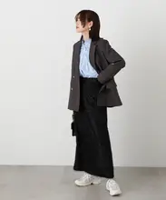 華やかで夢のようなデザイン！高腰フリンジスカート【羽毛フリンジ・極厚素材】