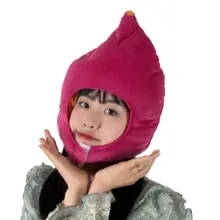 かわいいアニメ風 サツマイモ帽子【撮影用・コスチューム小道具】