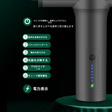 筋膜ガン 振動マッサージ器【家庭用・多機能・専門的な筋肉リラクゼーション用】