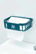 トイレ用壁掛けトイレットペーパー収納ボックス【穴あけ不要・衛生的・省スペース】
