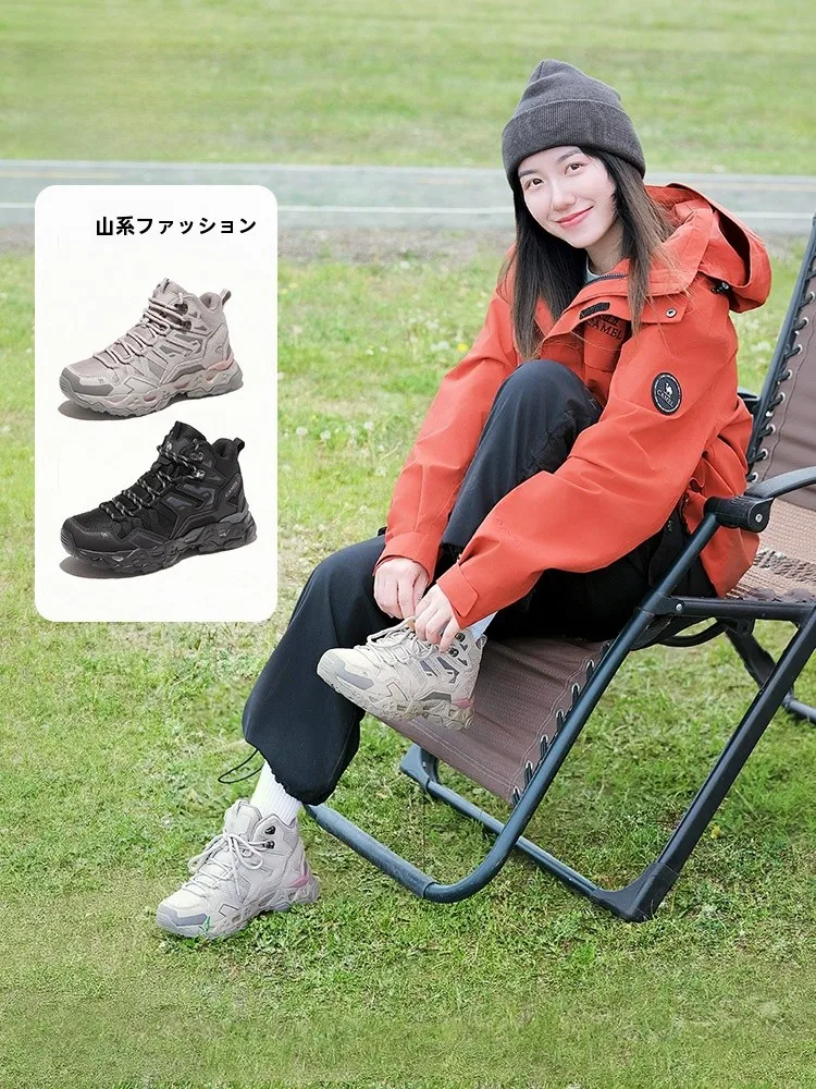 Camel高トップ登山靴：軽量・防水・防滑設計の夏用ハイキング専用モデル