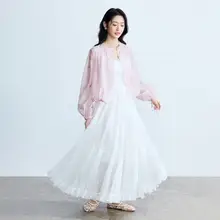 UVカットパーカー レディース 薄手 ぼかし アート風 羽織り きれいめ フェミニン 夏