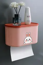 防水壁掛けトイレットペーパー収納ボックス【穴あけ不要・多機能】