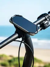 折りたたみ自転車用スマートフォンホルダー【シリコン衝撃吸収・軽量・耐久性】