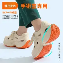 医療用手術室用サンダル【夏用・滑り止め・防臭・厚底・足弓サポート】