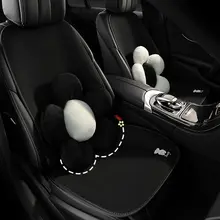 車用ヘッドレスト 腰サポート枕 首支持枕 クッション シートクッション 夏用 首腰サポート 超薄型