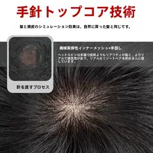 メンズ全頭ウィッグ【ショート・自然な質感・通気性あり】