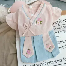 ペット用衣服 唐装スタイル犬服【かわいいプリンセスデザイン・漢服風・中国風】