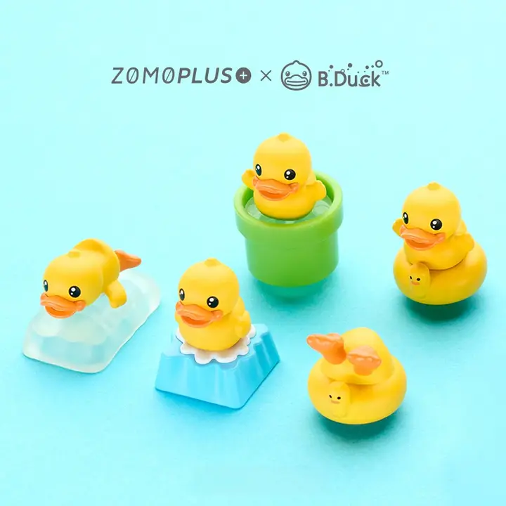 メカニカルキーボード用 キーキャップ タム アヒル B.Duck プレゼント ギフト 彼氏 彼女 「ZOMO」「B.Duck」