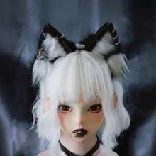 オリジナルハンドメイド狼耳デザインヘッドバンド【甘くクールなアンダーグラウンドスタイル・コスプレ向け】