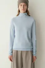 ニットトップス レディース メリノウール ルーズタートル 「INSIS FEMME」