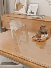 テーブルや家具を守る！透明耐熱実木テーブルマット【無痕設計・キッチン用】