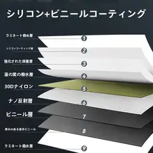 ブラックシカ   軽量タクティカル天幕【アウトドア・キャンプ用・防水・UVカット】