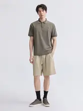 男士 通勤用 ゆったりシルエットのスーツショートパンツ【軽量・カジュアル・五分丈】