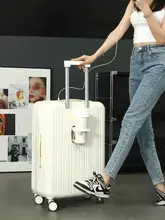 軽量女性用キャリーケース【充電機能付き・マルチホルダー】