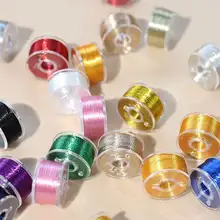 手作りDIY金銀糸刺繍用花糸【手編み・多彩な金属糸・小巻き・ミシン用】
