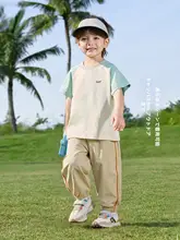 涼感タイプの男の子用防蚊長パンツ【夏用・子供用・カジュアル】