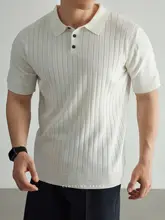 夏にぴったり！ルーズフィットポロシャツ【半袖・無地・翻領デザイン】