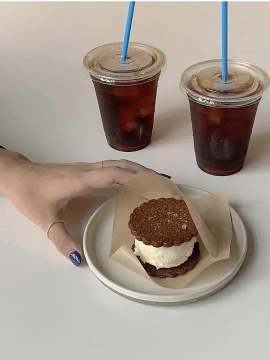 ブルーボトル風 カラーペーパーストロー【使い捨て・パーティーやコーヒー用】
