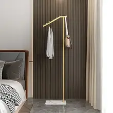 カーボンスチール製 立式衣類ハンガー【家庭用・オフィス・可動式・シンプルデザイン】