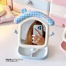 卓上ミラー 自立式 インスタ映え クリア 一人暮らし オフィス 化粧台 メイク鏡