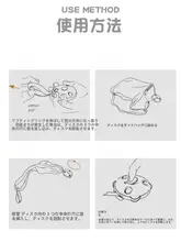 再利用可能な伸縮式折りたたみスーパーマーケットのショッピングバッグ
