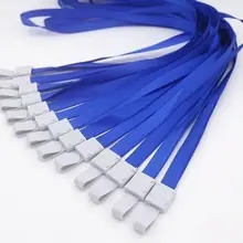 1.0幅1.5センチ一体型クリップ付き名札ホルダー用ストラップ