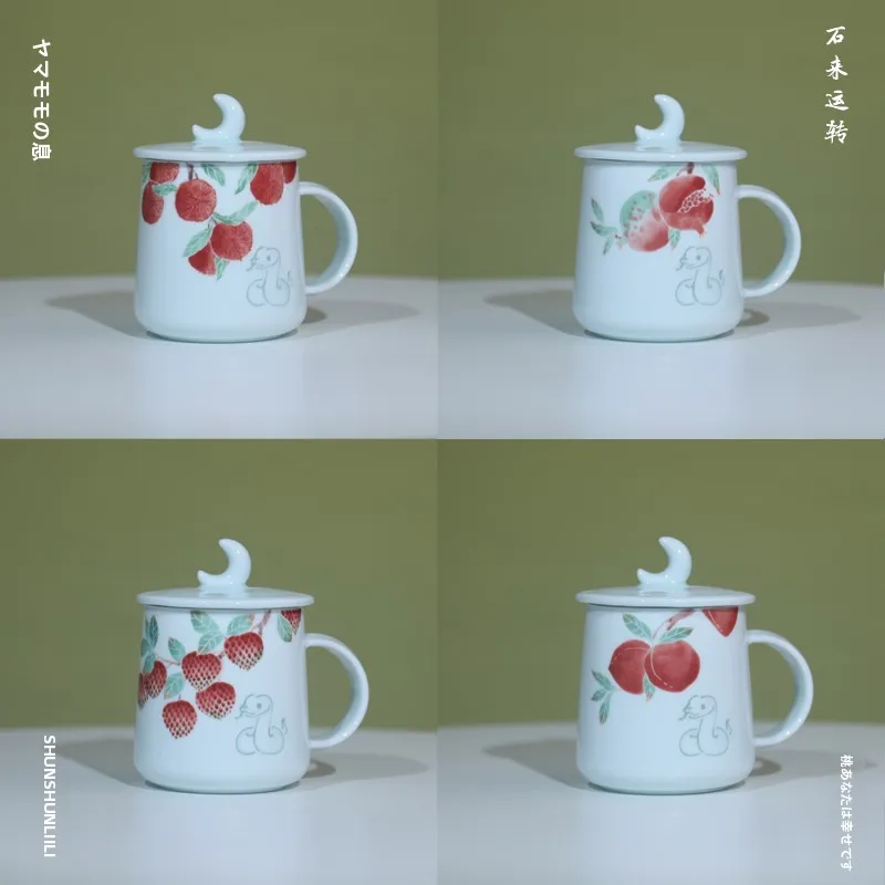 景徳鎮手描き陶器のマグカップ：小清新風の出産祝いギフトとしての実用性とデザイン性