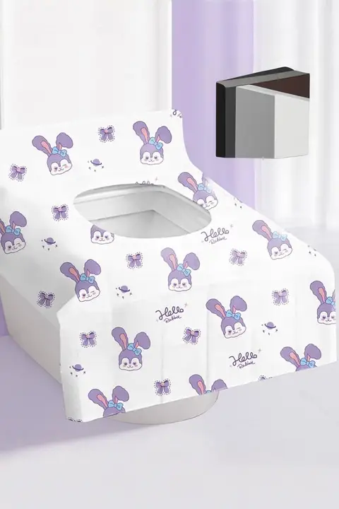 使い捨てトイレマット【全カバー・大サイズ・厚手・旅行用・個別包装】