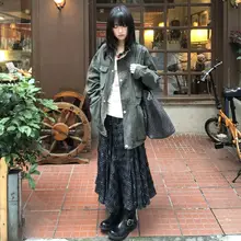 アメリカンバーナースタイルのヴィンテージ加工ワークジャケット【落ち感のあるデザイン】