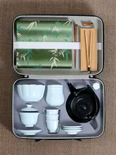 茶道用 茶器セット【白瓷・青瓷・ティーポット付き・紅茶用具】（セットアップ対応）
