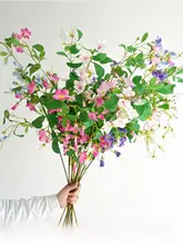 JUNJUN 造花 朝顔【高品質・インテリア装飾・リビング用】