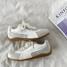 レディース ヴィンテージ風 軟底トレーニングシューズ【軽量・フラット・カジュアル】