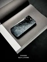 新中式デザインのiPhone用全包型ケース【滑り止め・ガラス素材】