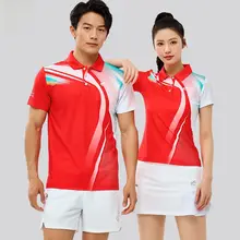速乾透けないバドミントンウェア【男女兼用・半袖・スポーツトレーニング用】（セットアップ対応）