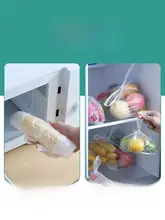 食品用密閉バッグ【小型・冷蔵庫用・持ち手付き・食材保存】
