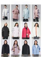 防風機能付き レディース 春秋用 3way アウトドアジャケット【取り外し可能なインナー】